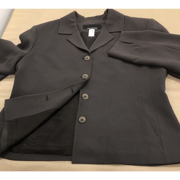 JONES NEW YORK Blazer Jacket Size L/14 Lined Long Sleeve Lapel Notched Collar - Picture 12 of 12